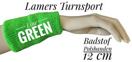 Badstof polsbanden 12 cm dubbel gestikt  www.lamers-turnsport.com