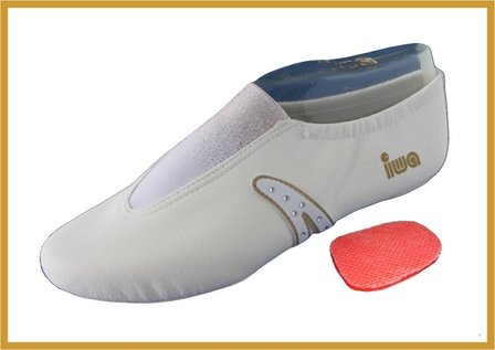 Iwa turnschoenen Wit met Strass Steentjes www.lamers-turnsport.com