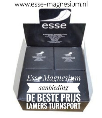 Aanbieding 8 blokken per doos  van  €17,50 voor €15,50 www.lamers-turnsport.com