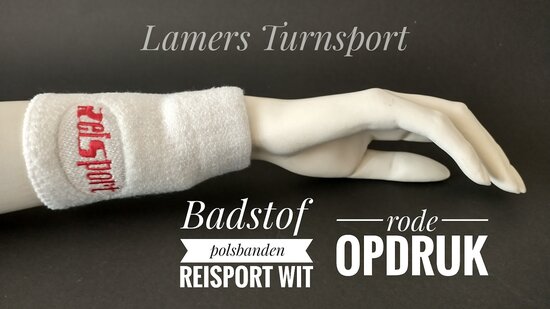 Badstof polsbanden reisport www.lamers-turnsport.com www.reisport,nl