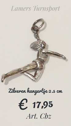 Zilveren Hangertje 2.5 cm