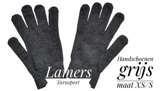 Handschoenen grijs voorbij de lusjes www.lamers-turnsport.com