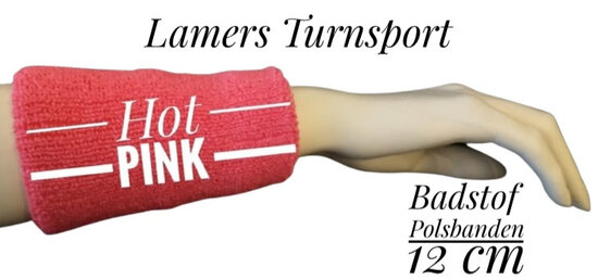 Badstof polsbanden 12 cm dubbel gestikt  www.lamers-turnsport.com