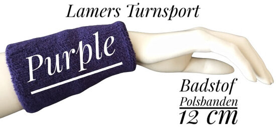 Badstof polsbanden 12 cm dubbel gestikt  www.lamers-turnsport.com