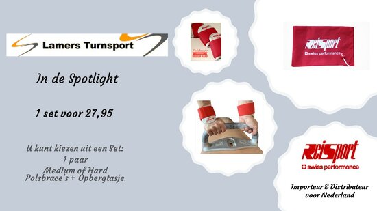 www.lamers-turnsport.com Leren Polsbeschermer / Polsbrace + opbergtasje