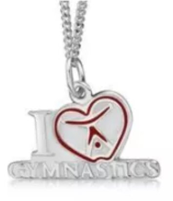 My-Beads zilveren hanger I Love Gymnastics www.lamers-turnsport.com