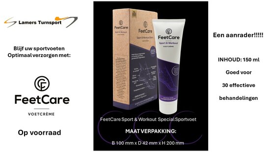 FeetCare Special Sportvoet voetcréme op voorraad www.lamers-turnsport.com