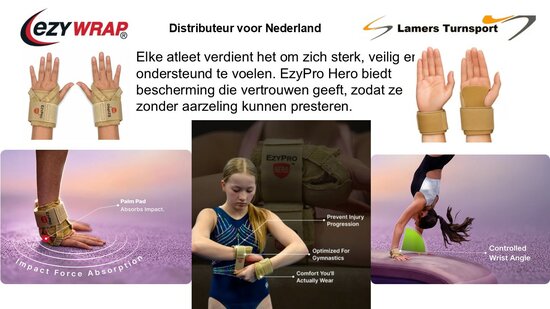 Polsbrace Gymnasten EZYWRAP 