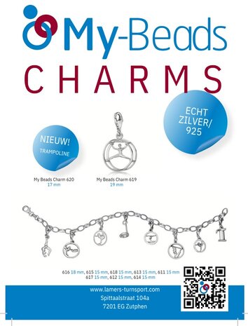 My-Beads Charms armband zilver www.lamers-turnsport.com