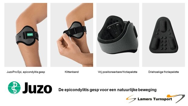 De epicondylitis gesp voor een natuurlijke beweging www.lamers-turnsport.com