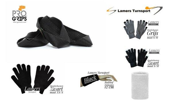 ProGrips lusjes Zwart maat XXL www.lamers-turnsport.com