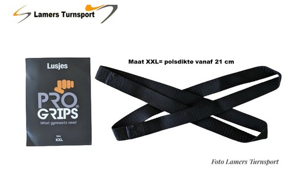 ProGrips lusjes Zwart maat XXL www.lamers-turnsport.com