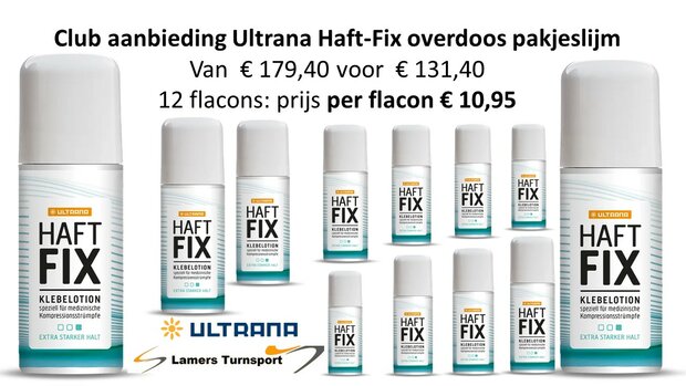 Ultrana-Fix overdoos pakjeslijm importeur voor Nederland www.lamers-turnsport.com