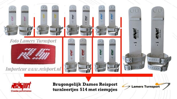 Reisport dames brugleertjes met dubbele riempjes www.reisport.be www.lamers-turnsport.com www.reisport.nl 