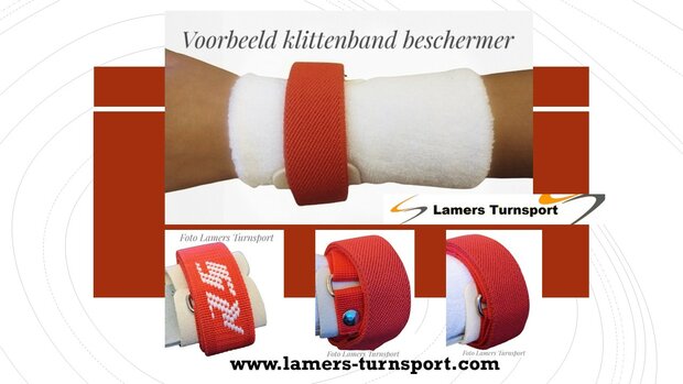 Beschermer LTKTB voor turnleertjes met klittenband www.lamers-turnsport.com