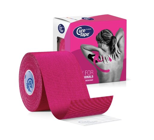 CureTape Classic kinesiotape Pink www.lamers-turnsport.com