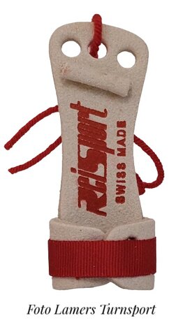 Sleutelhanger Reisport mini leer H 8 cm www.lamers-turnsport.com www.reisport.nl