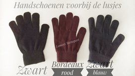 Handschoentjes voor lusjes diverse kleuren 1 maat XS/S Handschoentjes voor lusjes diverse kleuren 1 maat XS/S