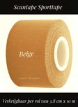 Beige Scantape de verplichte tape 3.8 cm x 10 m voor Gym en Turnwedstrijden Beige Scantape de verplichte tape 3.8 cm x 10 m voor Gym en Turnwedstrijden