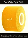 Scantape sporttape geel 3.8 cm x 10 m Scantape sporttape geel 3.8 cm x 10 m