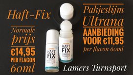 Aanbieding pakjeslijm inhoud 60 ml per flacon Ultrana-Fix een aanrader van €14,95 voor €11,95 Aanbieding pakjeslijm inhoud 60 ml per flacon Ultrana-Fix een aanrader van €14,95 voor €11,95