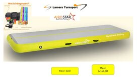 AirTrack PRO STAR 20CM Geel www.lamers-turnsport.com AirTrack PRO STAR 20CM Geel www.lamers-turnsport.com